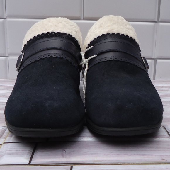 SIZE 11 D. SPENCO leather comfortable slip-on mules. - Picture 4 of 16